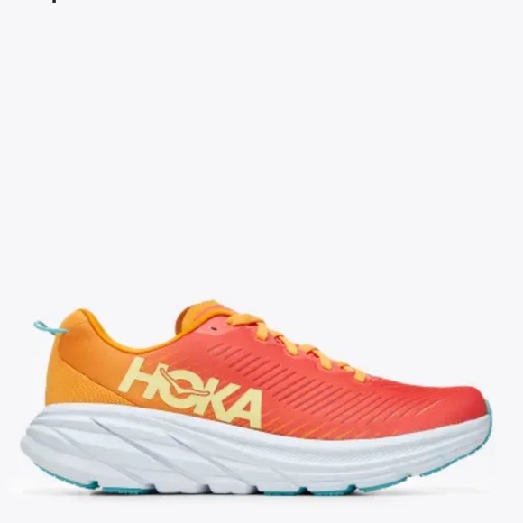 ✨EUC✨ Hoka Rincon 3 Camellia/Radiant Yellow Women's Running Shoes - Picture 6 of 13